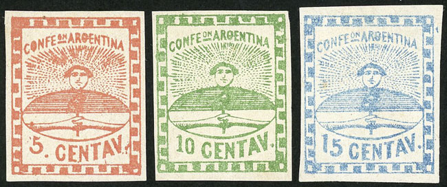 Lot 29 - Argentina confederation -  Guillermo Jalil - Philatino Auction # 2219  ARGENTINA: General auction with very low starts!