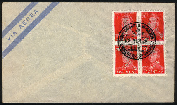Lot 3 - argentine antarctica postal history -  Guillermo Jalil - Philatino Auction # 2219  ARGENTINA: General auction with very low starts!