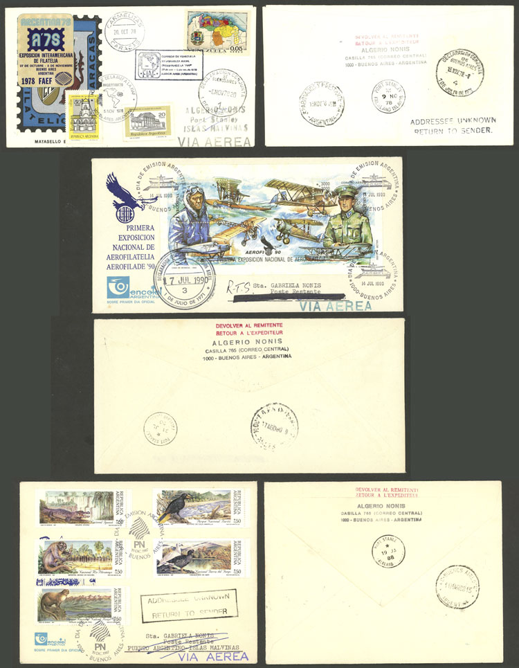 Lot 2847 - falkland islands/malvinas postal history -  Guillermo Jalil - Philatino Auction # 2222 WORLDWIDE + ARGENTINA: Special June auction!