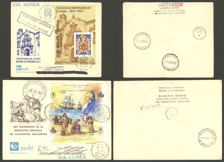 Lot 2847 - falkland islands/malvinas postal history -  Guillermo Jalil - Philatino Auction # 2222 WORLDWIDE + ARGENTINA: Special June auction!