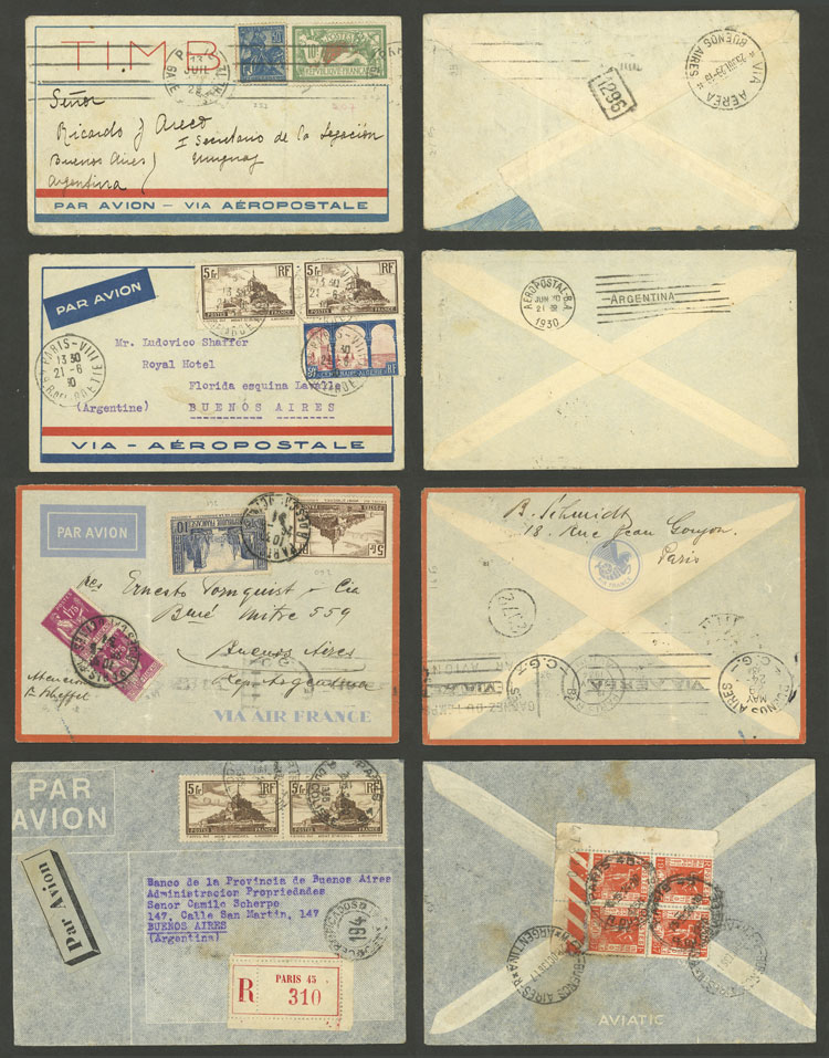 Lot 2437 - France postal history -  Guillermo Jalil - Philatino Auction # 2222 WORLDWIDE + ARGENTINA: Special June auction!