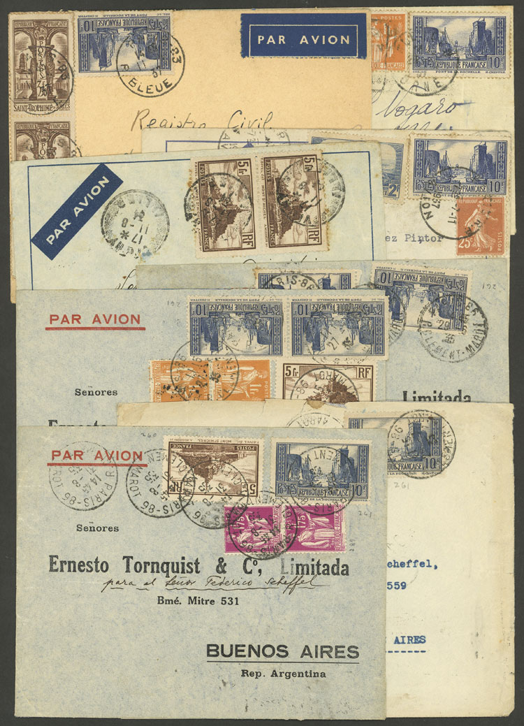 Lot 2443 - France postal history -  Guillermo Jalil - Philatino Auction # 2222 WORLDWIDE + ARGENTINA: Special June auction!