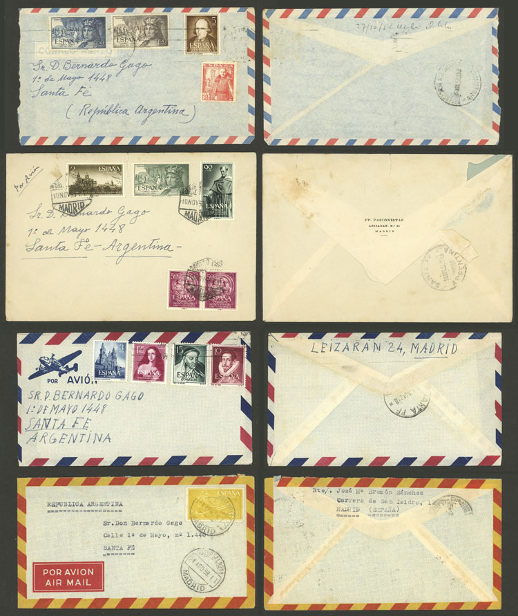 Lot 2307 - Spain postal history -  Guillermo Jalil - Philatino Auction # 2222 WORLDWIDE + ARGENTINA: Special June auction!