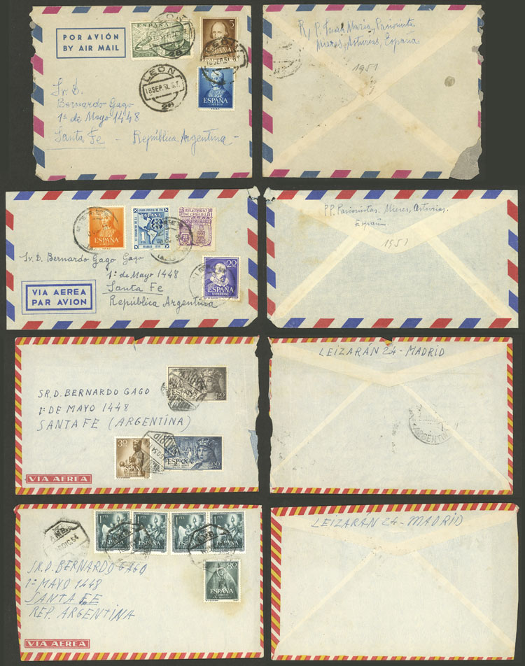 Lot 2307 - Spain postal history -  Guillermo Jalil - Philatino Auction # 2222 WORLDWIDE + ARGENTINA: Special June auction!