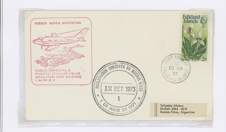 Lot 2845 - falkland islands/malvinas postal history -  Guillermo Jalil - Philatino Auction # 2222 WORLDWIDE + ARGENTINA: Special June auction!