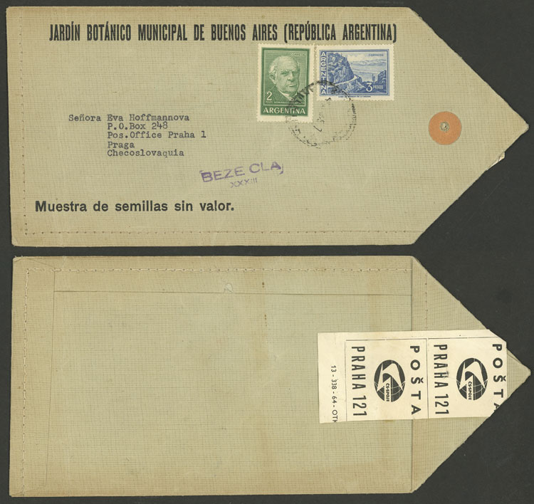 Lot 1116 - Argentina postal history -  Guillermo Jalil - Philatino Auction # 2222 WORLDWIDE + ARGENTINA: Special June auction!
