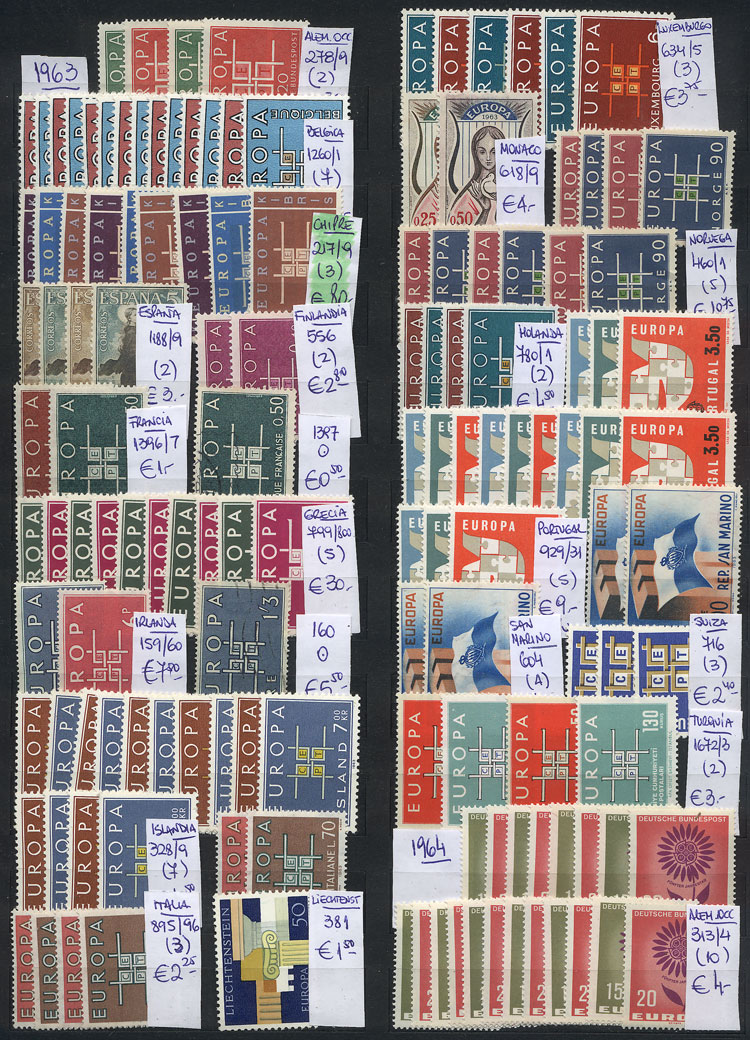 Lot 13 - topic europa Lots and Collections -  Guillermo Jalil - Philatino Auction # 2222 WORLDWIDE + ARGENTINA: Special June auction!
