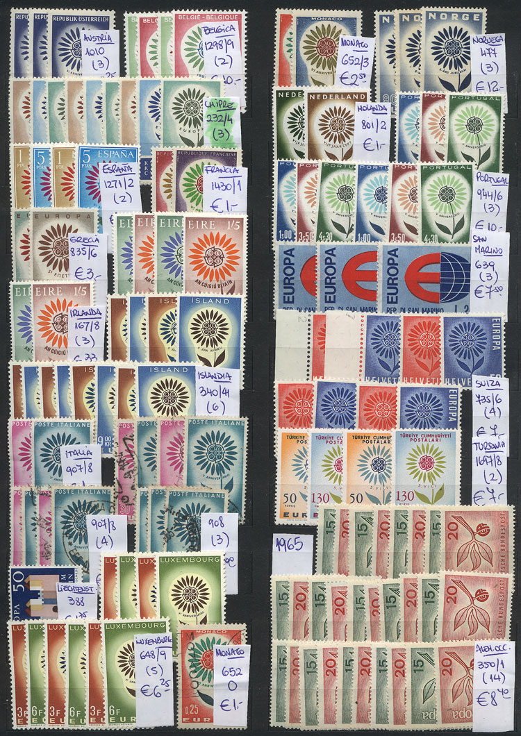 Lot 13 - topic europa Lots and Collections -  Guillermo Jalil - Philatino Auction # 2222 WORLDWIDE + ARGENTINA: Special June auction!