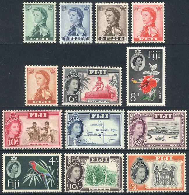 Lot 2408 - fiji general issues -  Guillermo Jalil - Philatino Auction # 2222 WORLDWIDE + ARGENTINA: Special June auction!