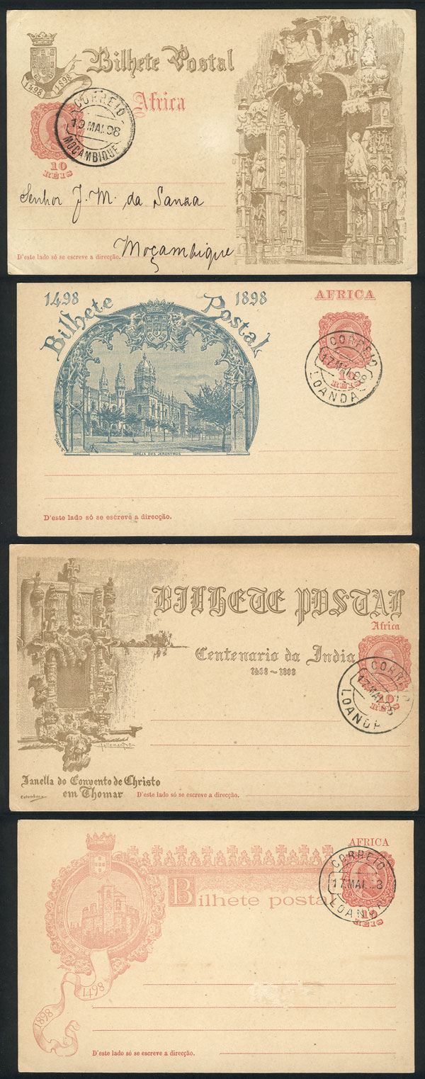 Lot 25 - portuguese africa Postal stationery -  Guillermo Jalil - Philatino Auction # 2222 WORLDWIDE + ARGENTINA: Special June auction!