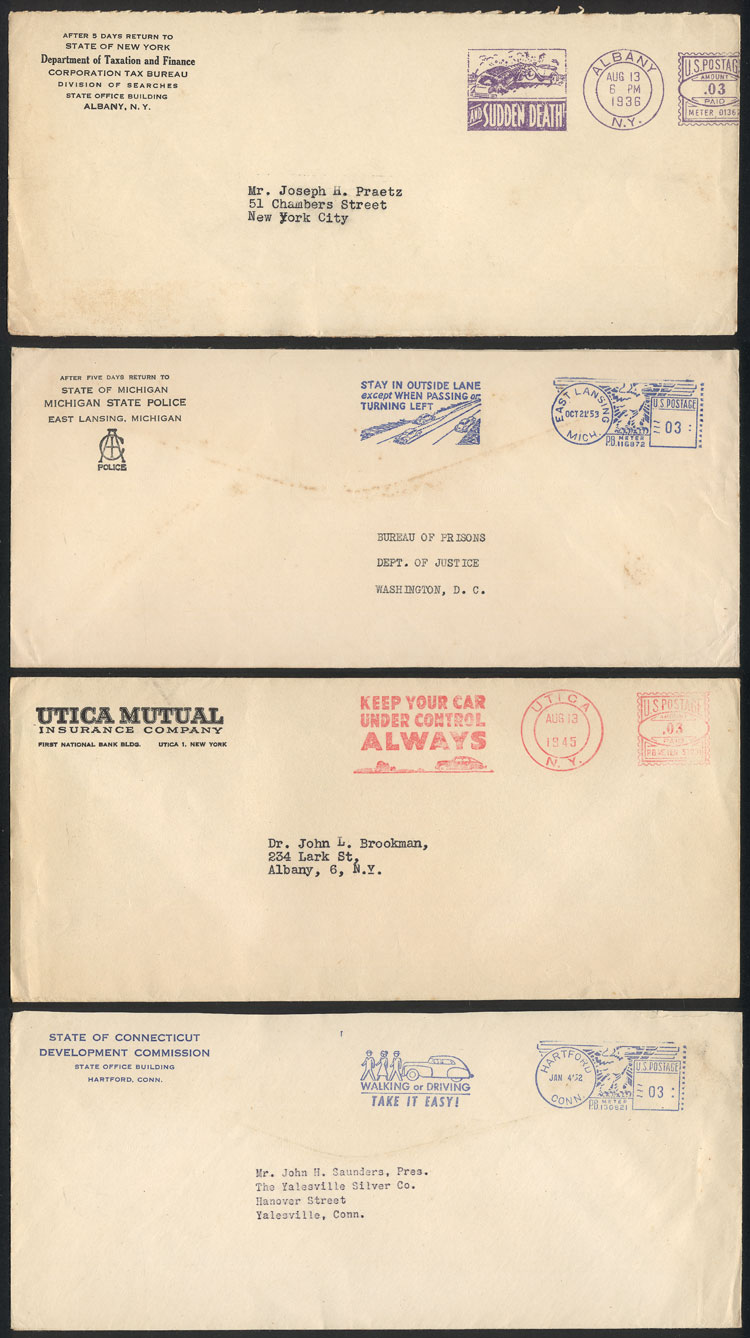 Lot 2 - TOPIC CARS - TRAFFIC SAFETY postal history -  Guillermo Jalil - Philatino Auction # 2222 WORLDWIDE + ARGENTINA: Special June auction!