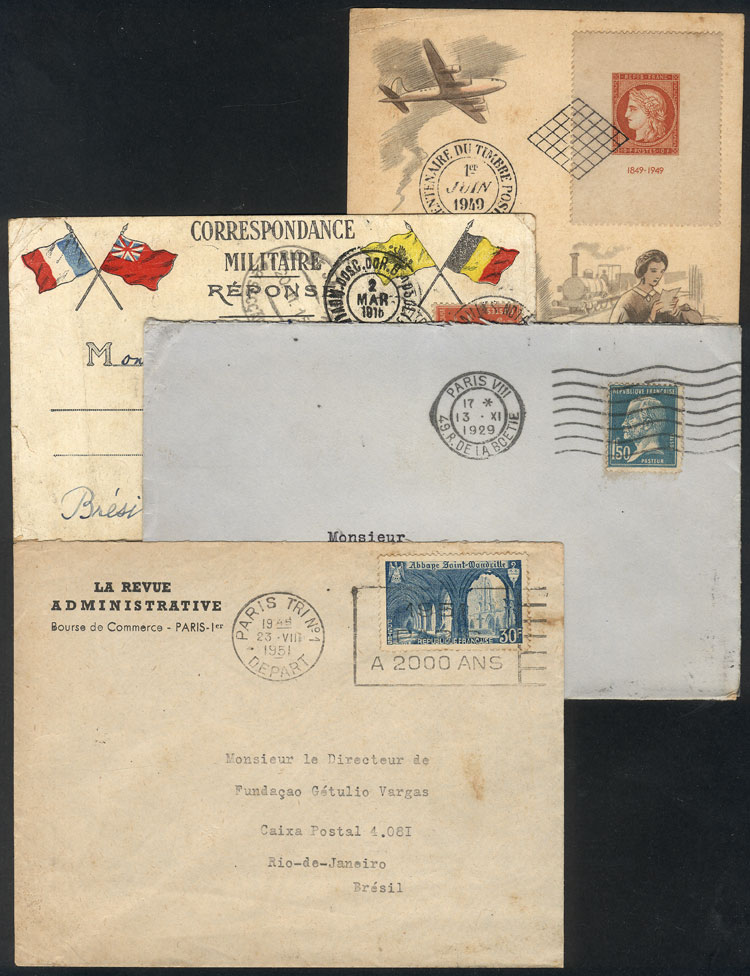 Lot 2434 - France postal history -  Guillermo Jalil - Philatino Auction # 2222 WORLDWIDE + ARGENTINA: Special June auction!