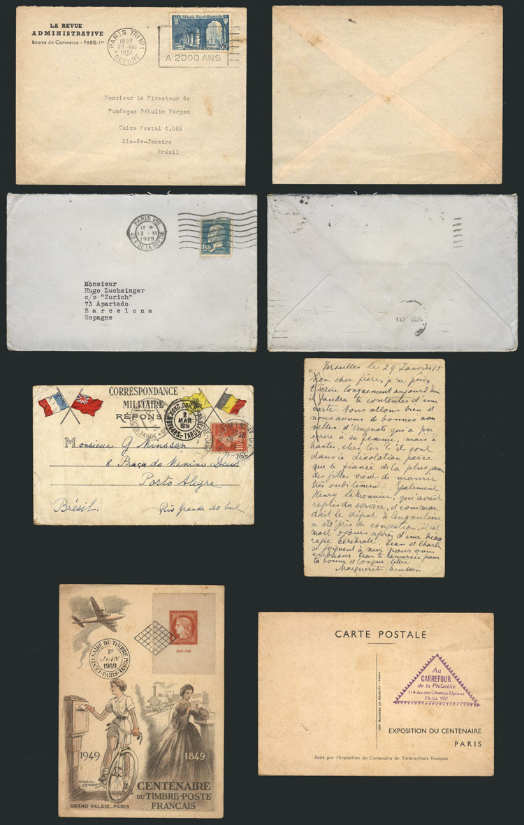 Lot 2434 - France postal history -  Guillermo Jalil - Philatino Auction # 2222 WORLDWIDE + ARGENTINA: Special June auction!