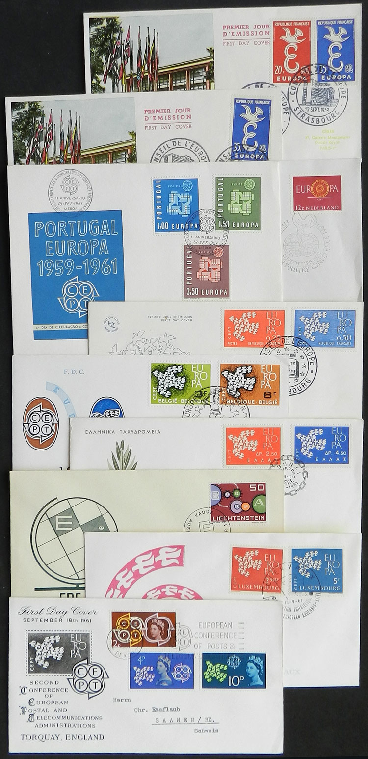 Lot 12 - topic europa Lots and Collections -  Guillermo Jalil - Philatino Auction # 2222 WORLDWIDE + ARGENTINA: Special June auction!