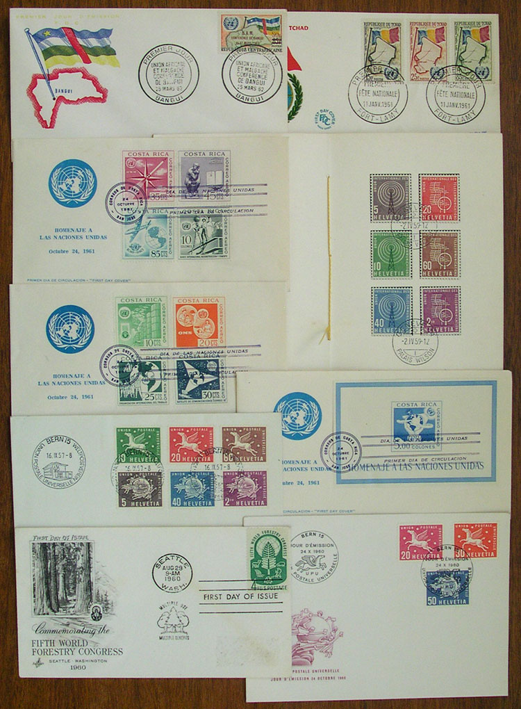 Lot 16 - topic united nations Lots and Collections -  Guillermo Jalil - Philatino Auction # 2222 WORLDWIDE + ARGENTINA: Special June auction!