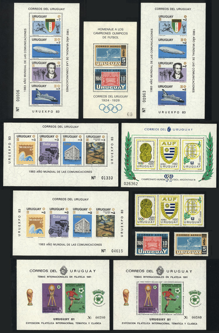 Lot 3449 - Uruguay Lots and Collections -  Guillermo Jalil - Philatino Auction # 2222 WORLDWIDE + ARGENTINA: Special June auction!