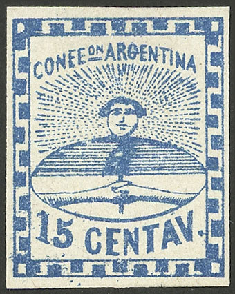 Lot 76 - Argentina confederation -  Guillermo Jalil - Philatino Auction # 2223 ARGENTINA: 