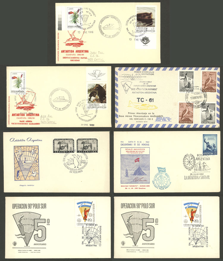 Lot 8 - argentine antarctica postal history -  Guillermo Jalil - Philatino Auction # 2223 ARGENTINA: 
