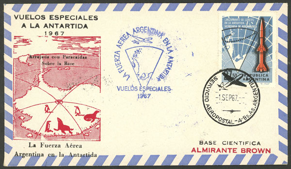 Lot 14 - argentine antarctica postal history -  Guillermo Jalil - Philatino Auction # 2223 ARGENTINA: 
