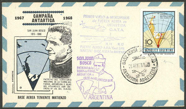 Lot 18 - argentine antarctica postal history -  Guillermo Jalil - Philatino Auction # 2223 ARGENTINA: 