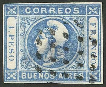 Lot 50 - Argentina cabecitas -  Guillermo Jalil - Philatino Auction # 2223 ARGENTINA: 