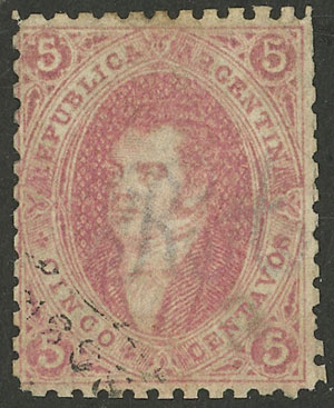Lot 108 - Argentina rivadavias -  Guillermo Jalil - Philatino Auction # 2223 ARGENTINA: 