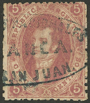 Lot 109 - Argentina rivadavias -  Guillermo Jalil - Philatino Auction # 2223 ARGENTINA: 