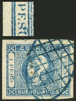 Lot 5 - Argentina cabecitas -  Guillermo Jalil - Philatino Auction # 2224 ARGENTINA: Special July auction