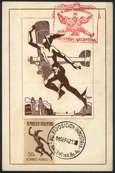 Lot 178 - Argentina airmail -  Guillermo Jalil - Philatino Auction # 2224 ARGENTINA: Special July auction