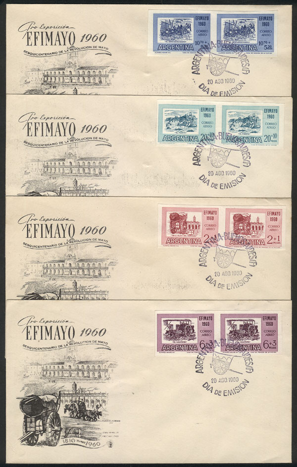 Lot 188 - Argentina airmail -  Guillermo Jalil - Philatino Auction # 2224 ARGENTINA: Special July auction