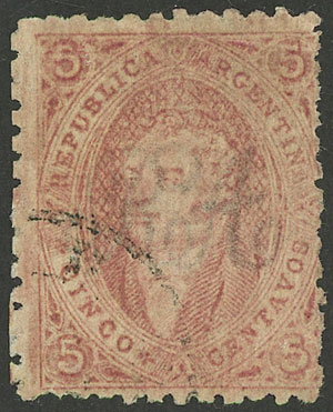 Lot 33 - Argentina rivadavias -  Guillermo Jalil - Philatino Auction # 2224 ARGENTINA: Special July auction