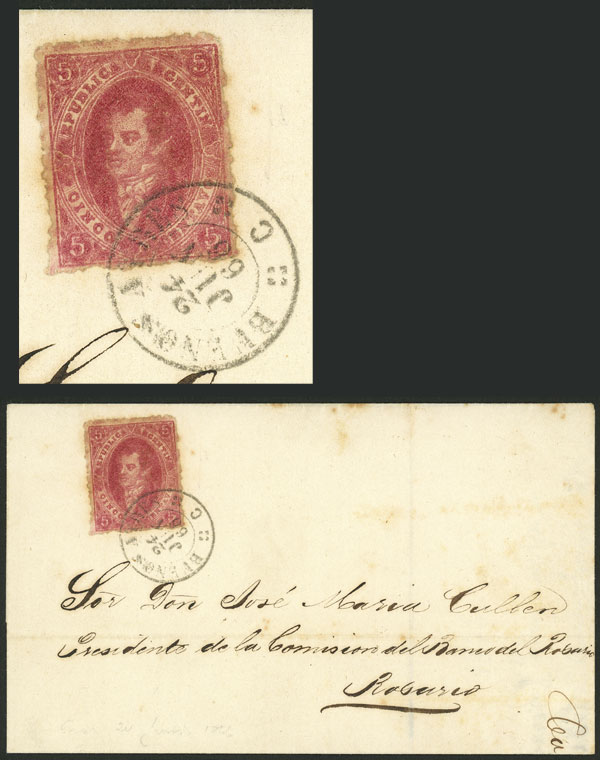 Lot 47 - Argentina rivadavias -  Guillermo Jalil - Philatino Auction # 2224 ARGENTINA: Special July auction