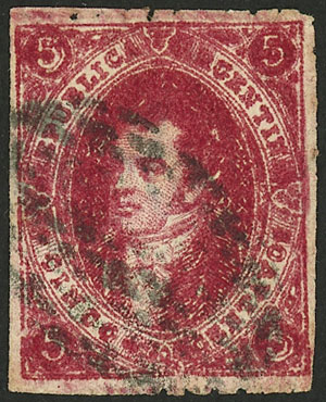 Lot 54 - Argentina rivadavias -  Guillermo Jalil - Philatino Auction # 2224 ARGENTINA: Special July auction