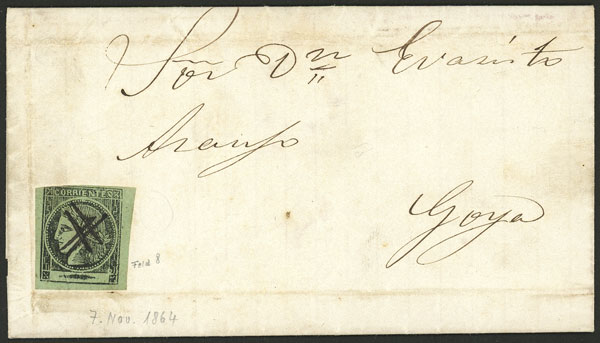 Lot 10 - Argentina corrientes -  Guillermo Jalil - Philatino Auction # 2224 ARGENTINA: Special July auction