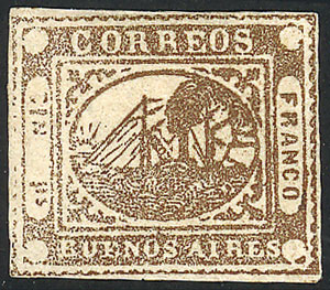 Lot 2 - Argentina barquitos -  Guillermo Jalil - Philatino Auction # 2224 ARGENTINA: Special July auction