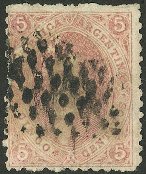 Lot 17 - Argentina rivadavias -  Guillermo Jalil - Philatino Auction # 2225 ARGENTINA: Sale of 
