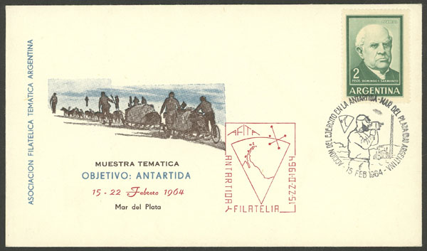 Lot 11 - argentine antarctica postal history -  Guillermo Jalil - Philatino Auction # 2226 ARGENTINA: 'Clearance' auction with very low starts and many interesting lots!