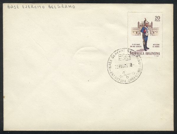 Lot 29 - argentine antarctica postal history -  Guillermo Jalil - Philatino Auction # 2226 ARGENTINA: 'Clearance' auction with very low starts and many interesting lots!