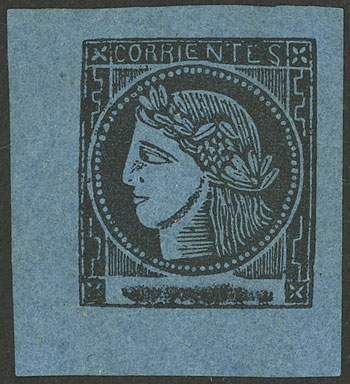 Lot 5 - Argentina corrientes - Guillermo Jalil - Philatino Auction # 2227 ARGENTINA: Lot 5 - Argentina corrientes - Guillermo Jalil - Philatino Auction # 2227 ARGENTINA:
