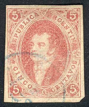 Lot 23 - Argentina rivadavias -  Guillermo Jalil - Philatino Auction # 2228 ARGENTINA: Special August auction