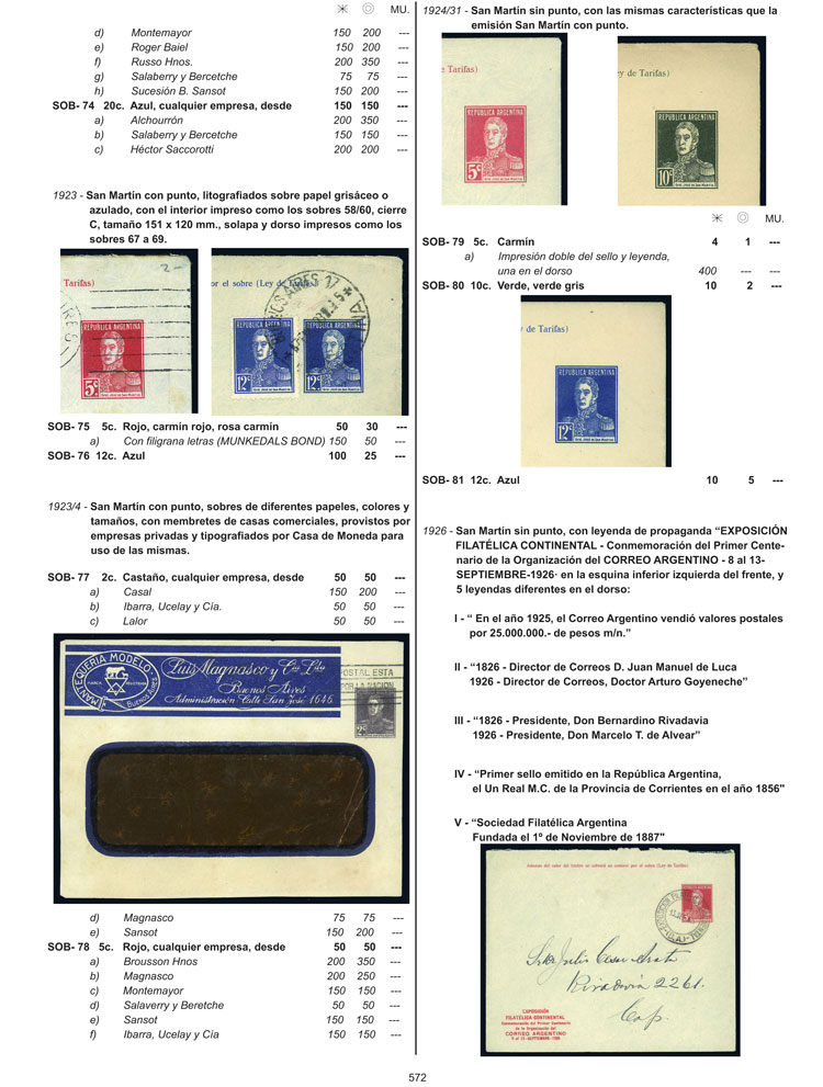 Lot 1 - Argentina books -  Guillermo Jalil - Philatino Auction # 2228 ARGENTINA: Special August auction