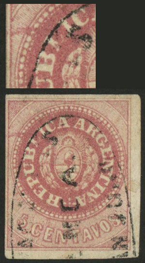 Lot 17 - Argentina escuditos -  Guillermo Jalil - Philatino Auction # 2228 ARGENTINA: Special August auction