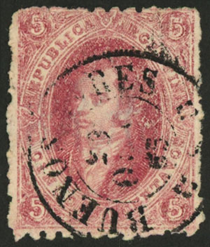 Lot 58 - Argentina rivadavias -  Guillermo Jalil - Philatino Auction # 2228 ARGENTINA: Special August auction
