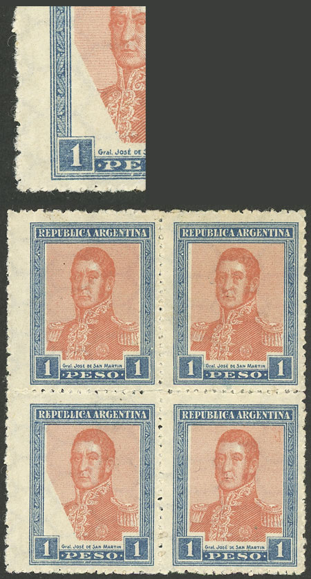Lot 136 - Argentina general issues -  Guillermo Jalil - Philatino Auction # 2228 ARGENTINA: Special August auction