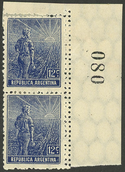 Lot 130 - Argentina general issues -  Guillermo Jalil - Philatino Auction # 2228 ARGENTINA: Special August auction