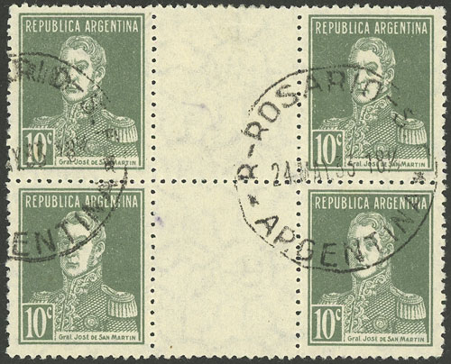Lot 150 - Argentina general issues -  Guillermo Jalil - Philatino Auction # 2228 ARGENTINA: Special August auction