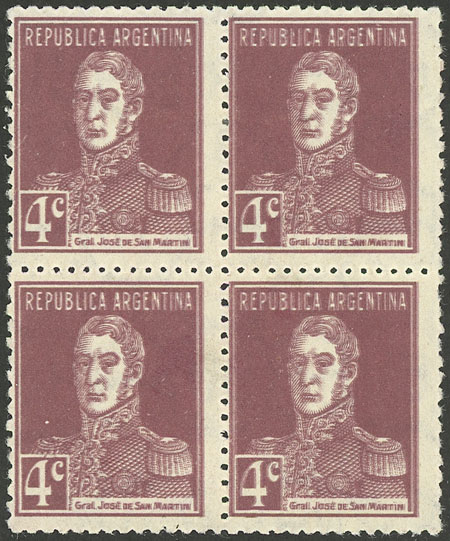 Lot 149 - Argentina general issues -  Guillermo Jalil - Philatino Auction # 2228 ARGENTINA: Special August auction