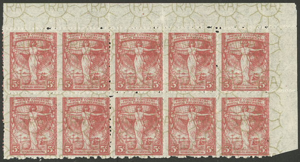 Lot 145 - Argentina general issues -  Guillermo Jalil - Philatino Auction # 2228 ARGENTINA: Special August auction