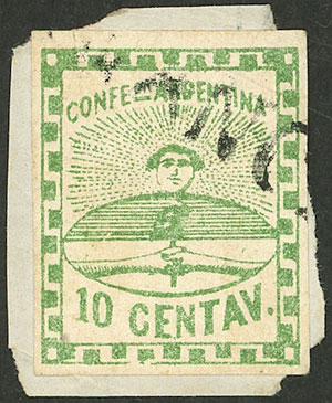 Lot 11 - Argentina confederation -  Guillermo Jalil - Philatino Auction # 2228 ARGENTINA: Special August auction