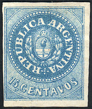 Lot 16 - Argentina escuditos -  Guillermo Jalil - Philatino Auction # 2228 ARGENTINA: Special August auction